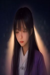 悬疑惊悚电影封面，雨夜中孤独的侦探站在路灯下，画面阴暗神秘